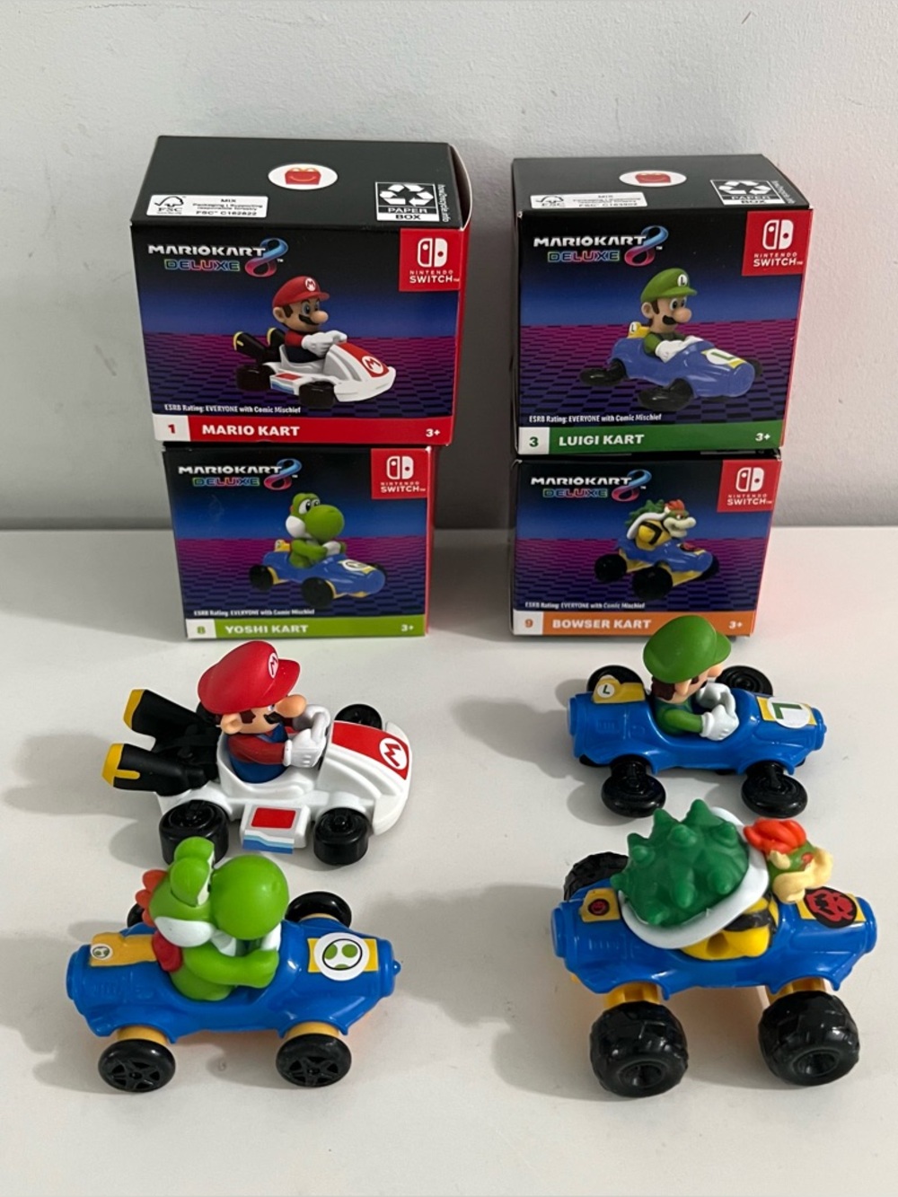 McDonald’s Mario Kart Toys Set of 4
